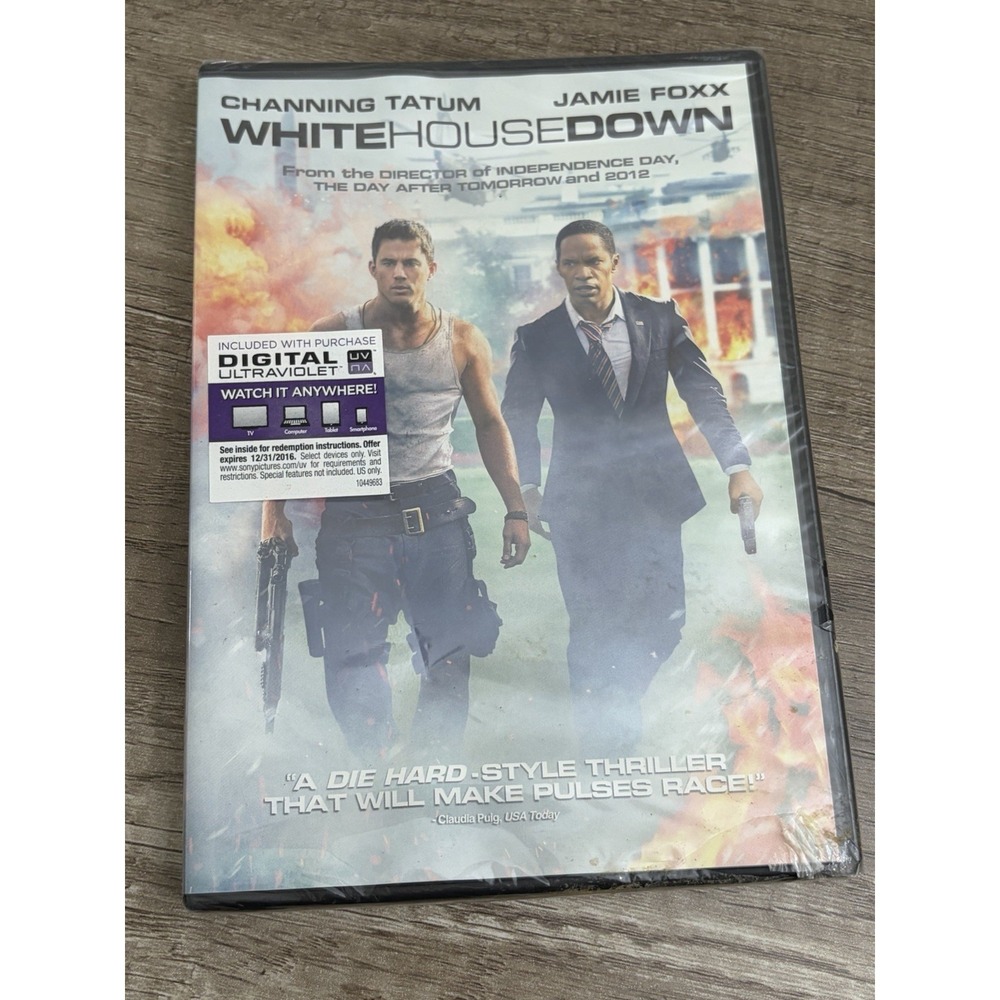 White House Down (DVD) NEW Action Thriller‎ Jamie Foxx Channing Tatum